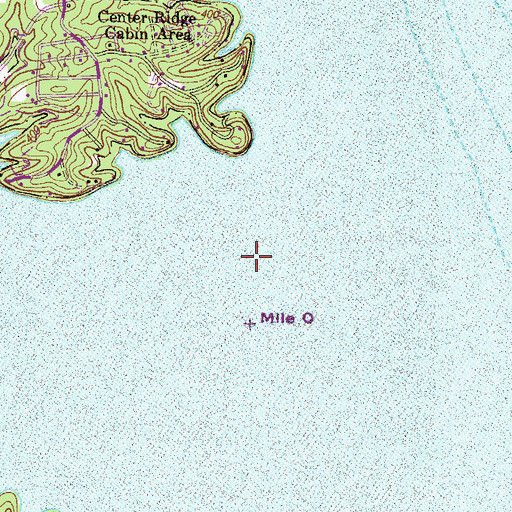 Topographic Map of Blood River, KY