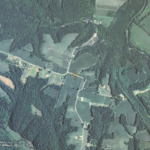 Aerial/Satellite Image of Bluster Ridge, KY