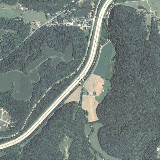 Aerial/Satellite Image of Brown Branch, KY