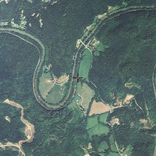 Aerial/Satellite Image of Brownies Creek, KY