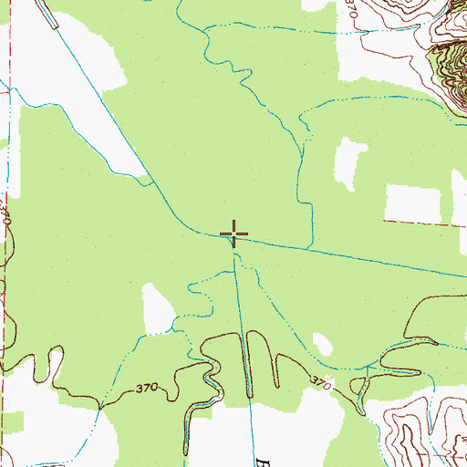 Topographic Map of Brush Creek, KY