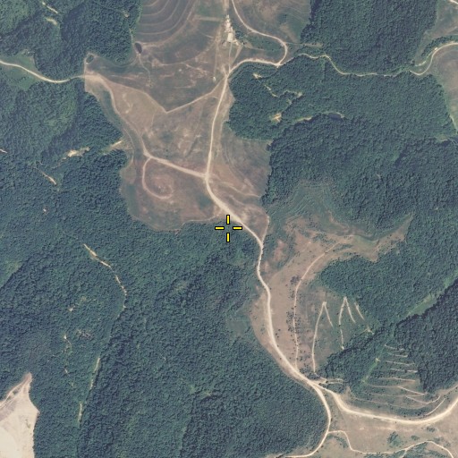 Aerial/Satellite Image of Brushy Gap, KY