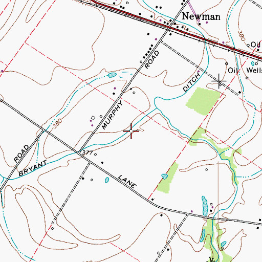 Topographic Map of Bryant Ditch, KY
