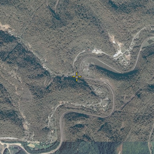 Aerial/Satellite Image of Buck Branch, KY