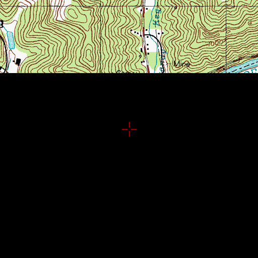 Topographic Map of Bull Creek, KY