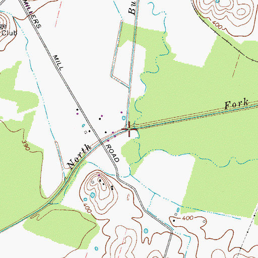 Topographic Map of Burnett Fork, KY