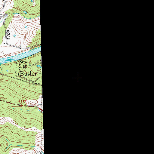 Topographic Map of Butler, KY