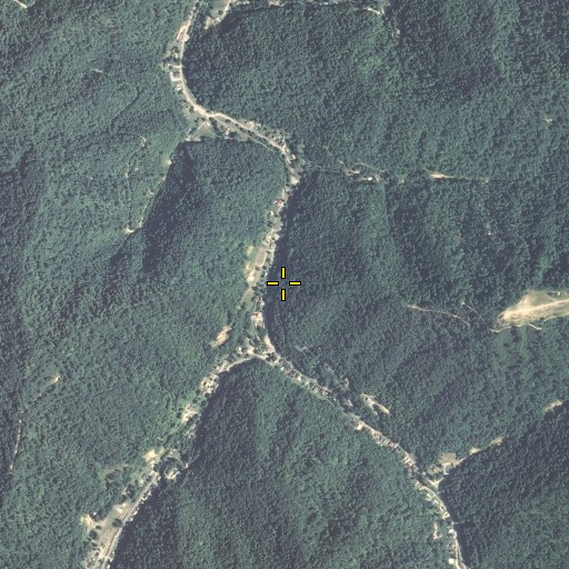 Aerial/Satellite Image of Caleb Fork, KY