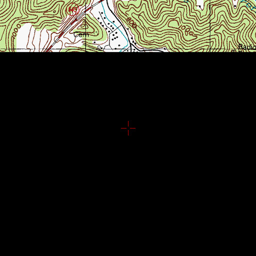 Topographic Map of Camp Branch, KY