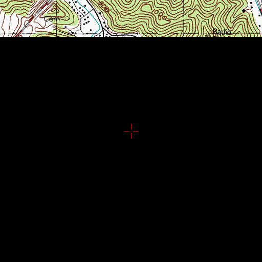 Topographic Map of Camp Branch School, KY