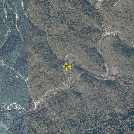 Aerial/Satellite Image of Cane Branch, KY