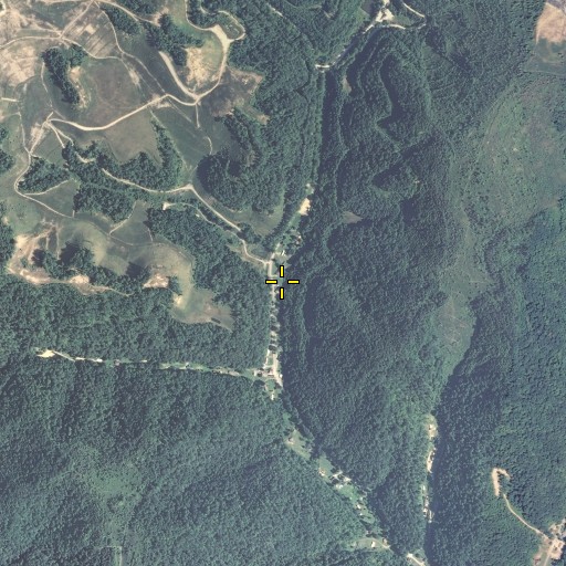 Aerial/Satellite Image of Cane Fork, KY