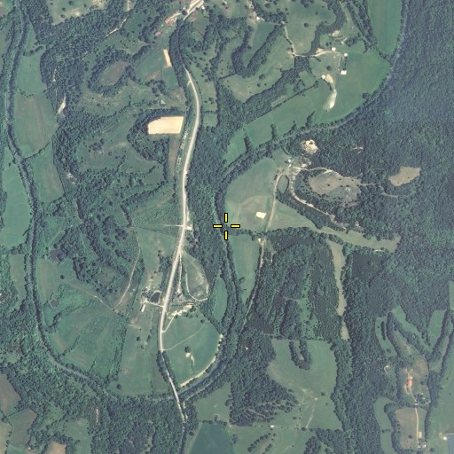 Aerial/Satellite Image of Caney Branch, KY