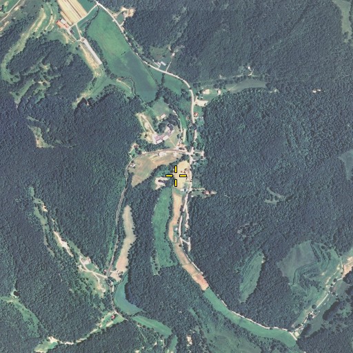 Aerial/Satellite Image of Caney Fork, KY