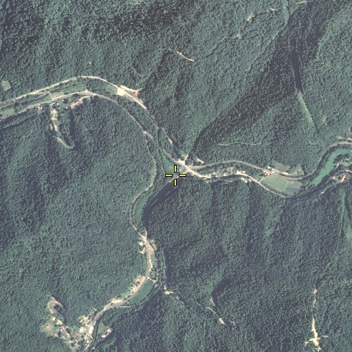 Aerial/Satellite Image of Caney Fork, KY