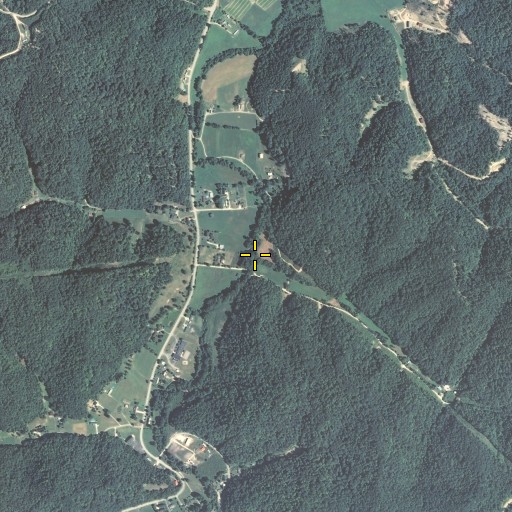 Aerial/Satellite Image of Carty Branch, KY