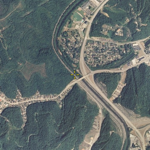 Aerial/Satellite Image of Cedar Creek, KY
