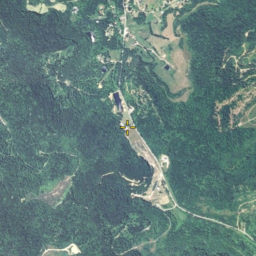 Aerial/Satellite Image of Cedar Gap, KY