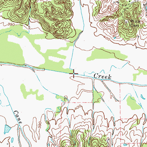 Topographic Map of Clapp Creek, KY
