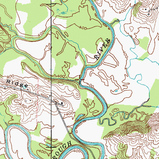 Topographic Map of Clear Run, KY