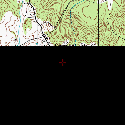 Topographic Map of Clermont, KY