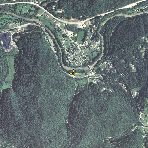 Aerial/Satellite Image of Cliff Branch, KY