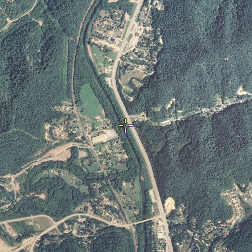 Aerial/Satellite Image of Coldwater Branch, KY