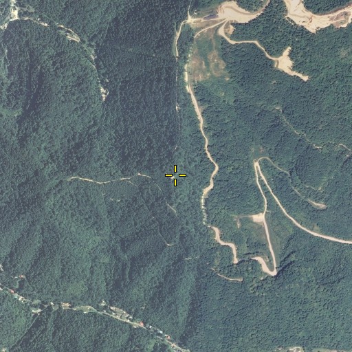 Aerial/Satellite Image of Collier Rocks, KY