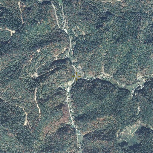 Aerial/Satellite Image of Combs Branch, KY