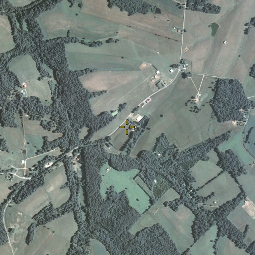 Aerial/Satellite Image of Combs Cemetery, KY