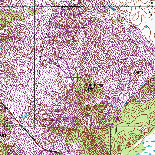 Topographic Map of Company Cemetery, KY