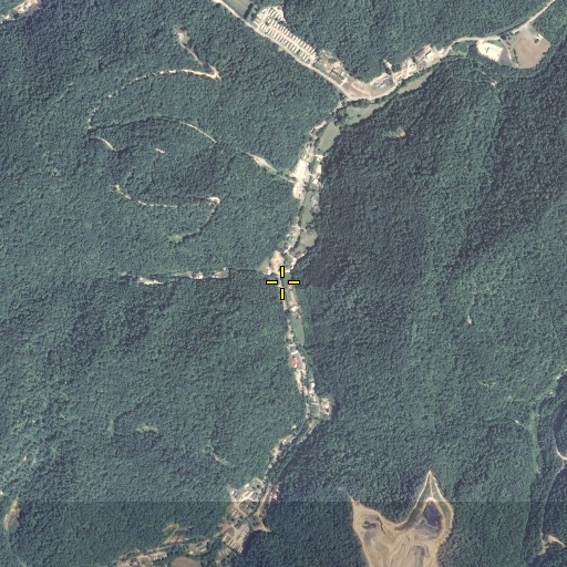 Aerial/Satellite Image of Compton Branch, KY