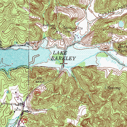 Topographic Map of Confederate Branch, KY