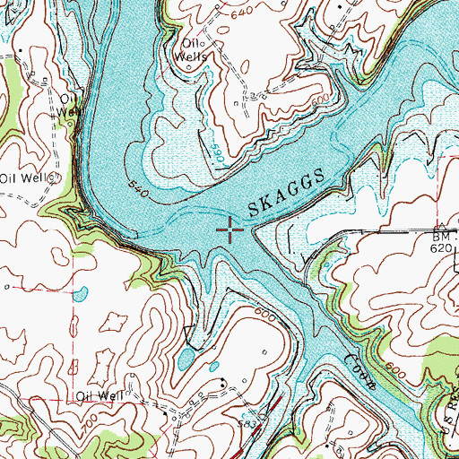 Topographic Map of Coon Creek, KY