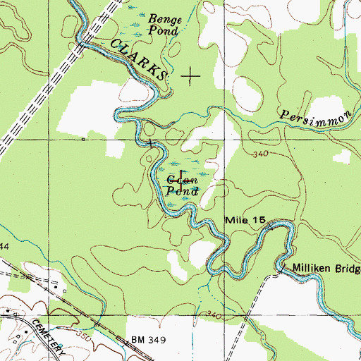 Topographic Map of Coon Pond, KY