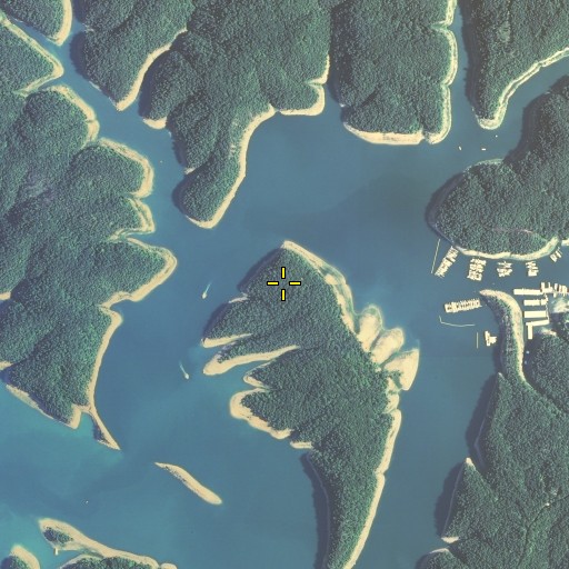 Aerial/Satellite Image of Cooper Point, KY
