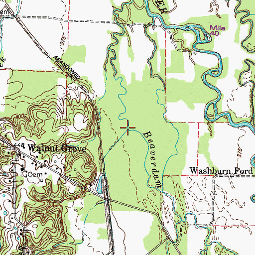 Topographic Map of Cope Creek, KY