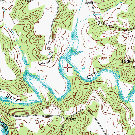 Topographic Map of Copelin Valley, KY