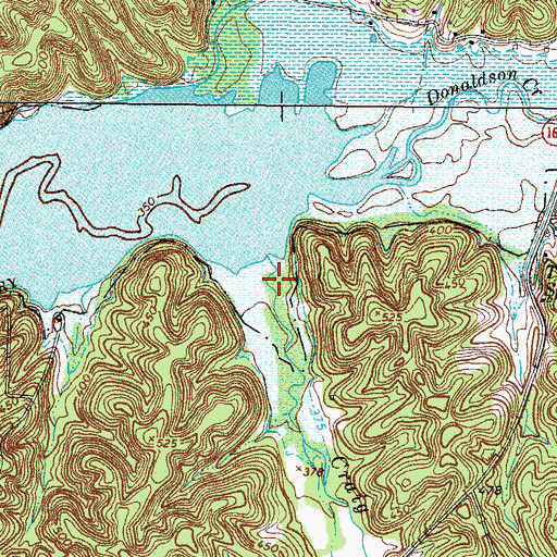 Topographic Map of Craig Branch, KY