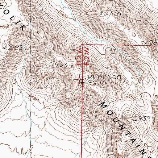 Topographic Map of Gakolik Mountains, AZ