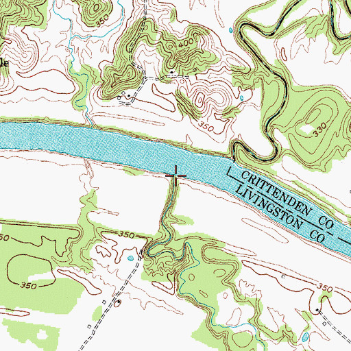 Topographic Map of Cypress Creek, KY