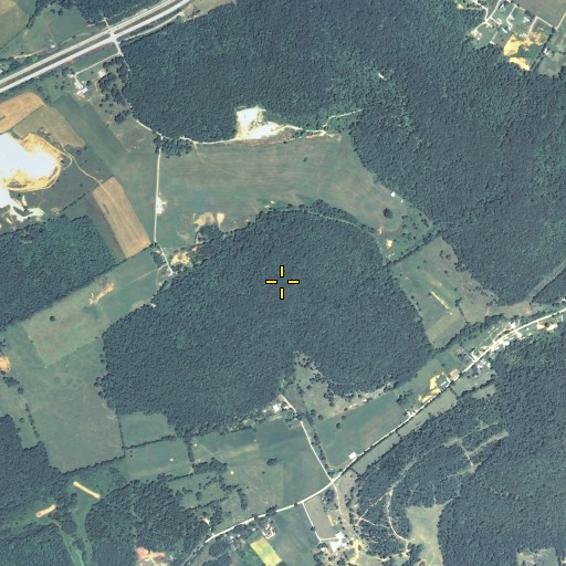 Aerial/Satellite Image of Darky Knob, KY