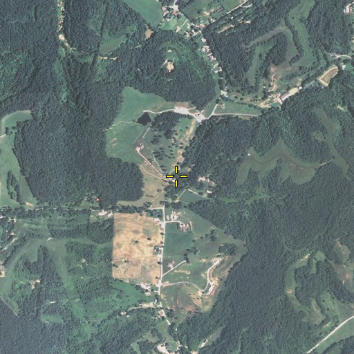 Aerial/Satellite Image of Davis Gap, KY