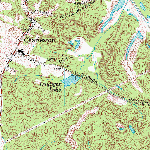 Topographic Map of Daylight Lake, KY