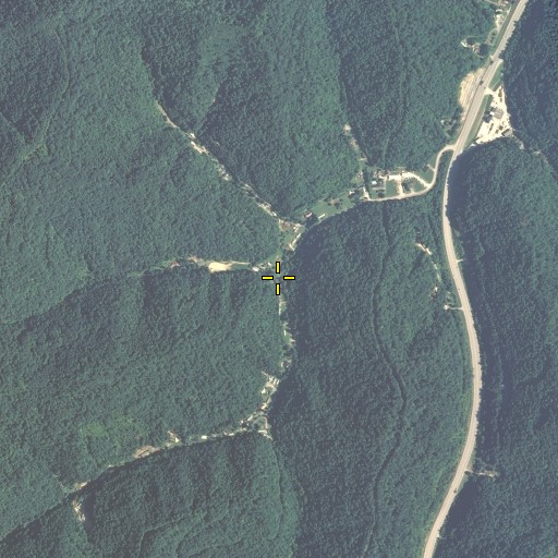 Aerial/Satellite Image of Derossett Branch, KY