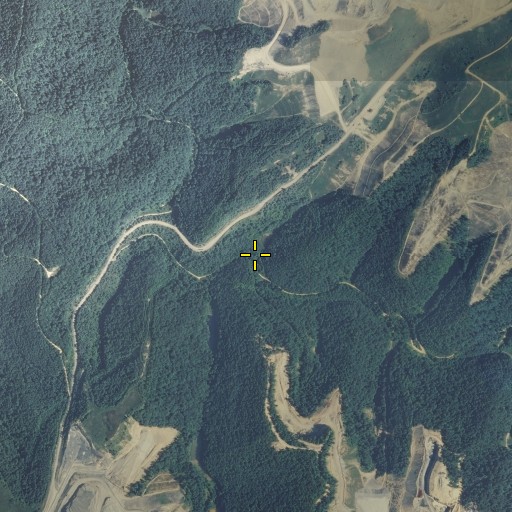 Aerial/Satellite Image of Devilhouse Branch, KY