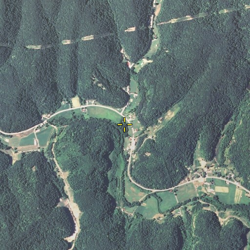 Aerial/Satellite Image of Doc Ison Branch, KY