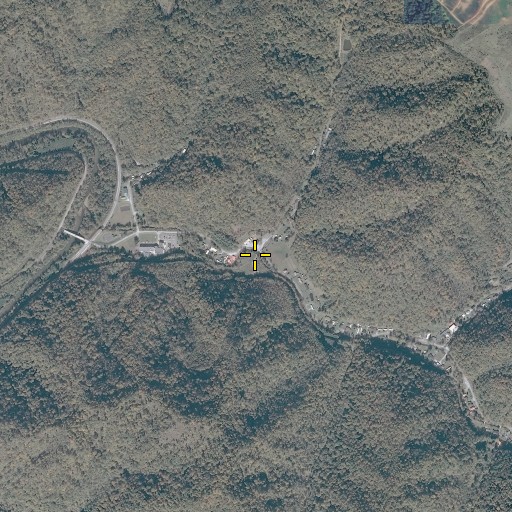 Aerial/Satellite Image of Dry Fork, KY