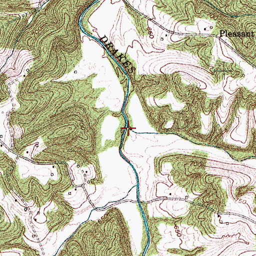 Topographic Map of Dutch Branch, KY