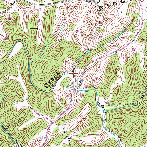 Topographic Map of Dutchman Branch, KY